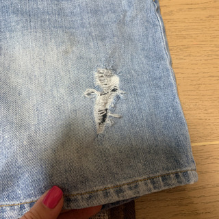 デニムショートパンツ　サイズL バックナンバーの画像