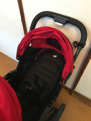 Joei ジョイー　2人乗りベビーカー エヴァライトデュオ　レインカバー付き