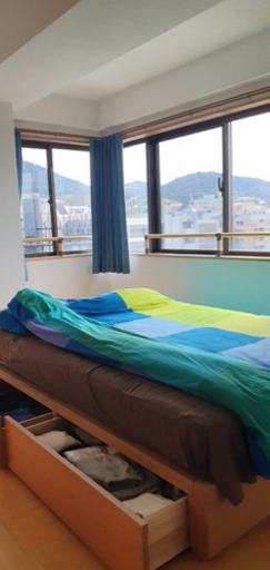 Muji storage bed & mattress  無印収納付きベット