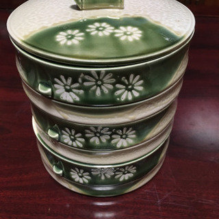 美濃焼　幸泉窯　伊良保　親子三段重揃　陶器の画像