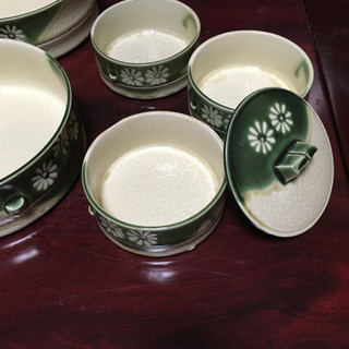 美濃焼　幸泉窯　伊良保　親子三段重揃　陶器の画像