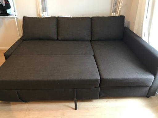 IKEA フリーヘーテン　ソファベッド　コーナーソファ