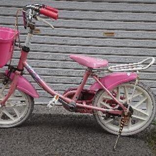 お値下げしました♥️幼稚園くらいの女の子  自転車  値下交渉可‼️