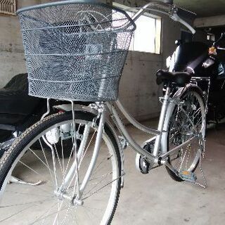【商談中になります。】【新古車】ママチャリ26インチ、6段変速