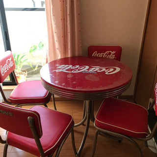 コカコーラ テーブル椅子セット-【売約済み】26インチ 🚲 中古