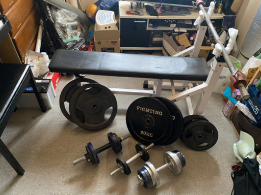 ベンチプレス　ウェイトセット