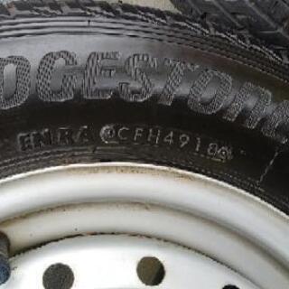 軽トラ　145/80R12　ホイール&タイヤ4本セットの画像