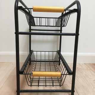 【お引き渡し決定】引き出せる2段ラック　シンク下収納の画像