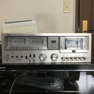 カセットデッキ差し上げます。ジャンク品　ビクター KD-25SA