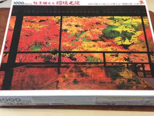 パズル1000ピース 紅葉映える 京都 瑠璃光院