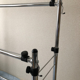 ハンガーラック2列　耐重量120kgの画像