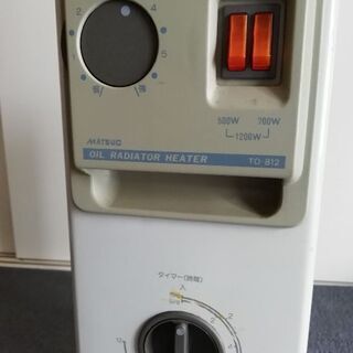 オイルラジエターヒーター　問題なく動きますが古い?　年代不明。　の画像