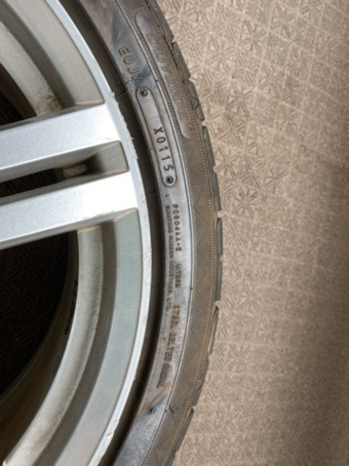 ホイールタイヤ4本セット　225/45R18 95W