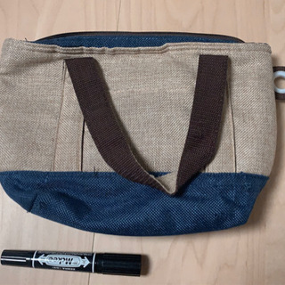 お弁当用 保冷バッグ 保温 2way かばん 弁当 トートバッグ ミニバッグの画像