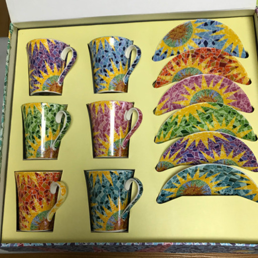 スペイン　ガウディ　カップ&ソーサー6客セット