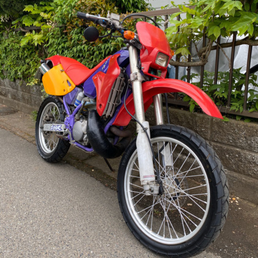 CRM250R ショック前後OH済み タイヤほぼ新品　乗って帰れます。