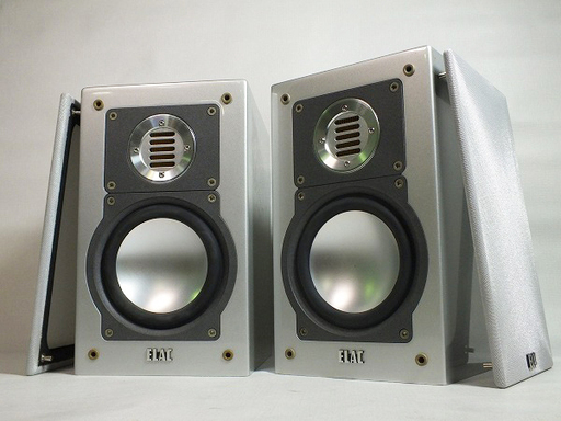 【苫小牧バナナ】良品 ELAC BS203.2 スピーカー ペア シルバーシャドウ ツィーターユニットJETIII搭載 シリアル連番 ブックシェルフ型♪
