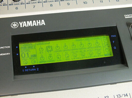 【苫小牧バナナ】動作品 YAMAHA/ヤマハ 01V デジタルミキサー 小中規模PA/音楽制作/高性能デジタルミキサー パワーアンプ非