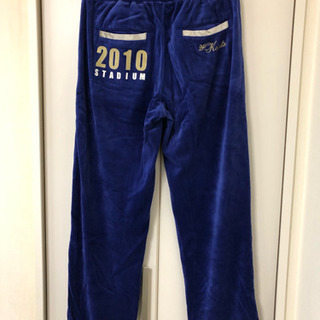 【中古】EXILE 24Karats ベロアジャージ上下 青 5000円→3000円の画像