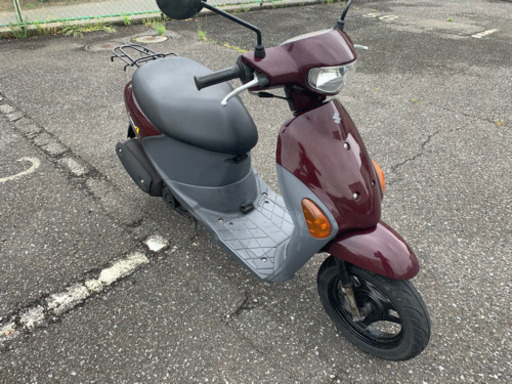 スズキ レッツ4 50 原付 スクーター 本体 4スト 機関良好 実動 書類 カギあり 型式CA45A