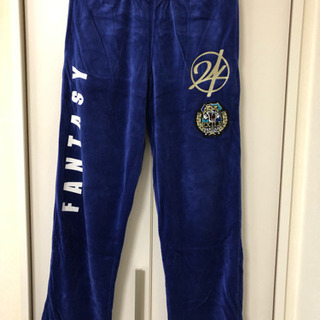 【中古】EXILE 24Karats ベロアジャージ上下 青 5000円→3000円の画像