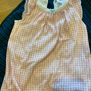 【ほぼ未使用】プチバトー　服　ファミリア　オムツ替えマットの画像