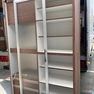 極上 激安 ウォルナット調 キッチンラック 購入価格10万円程