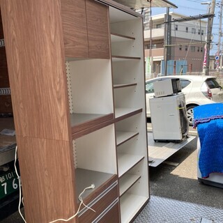 極上 激安 ウォルナット調 キッチンラック 購入価格10万円程の画像