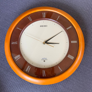 電波時計　北欧風　SEIKO