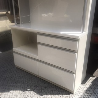 激安 キッチン棚 キャビネット W120cmの画像