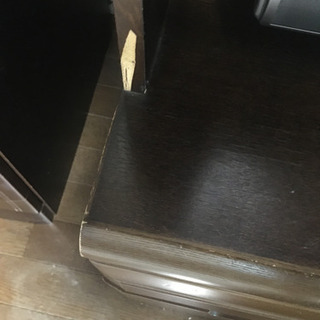 ①＋②木製　テレビキャビネットセットの画像