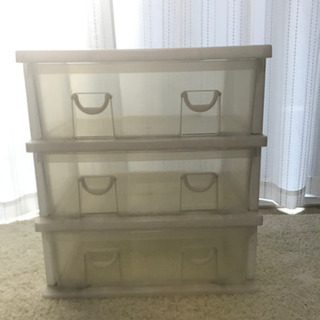 値下げ　三段ボックス