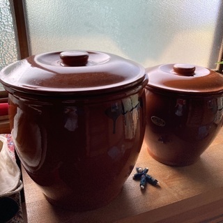 譲ります。漬物容器・かめ