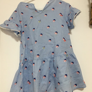 長めシャツ130cmの画像