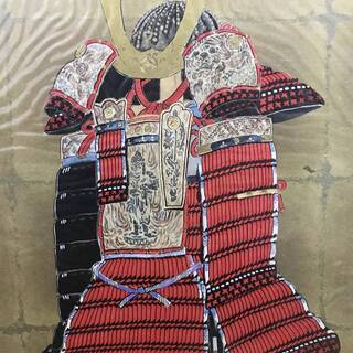 ●　色紙　「鎧・兜」 　【新品】