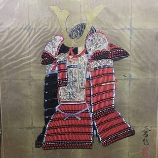 ●　色紙　「鎧・兜」 　【新品】の画像