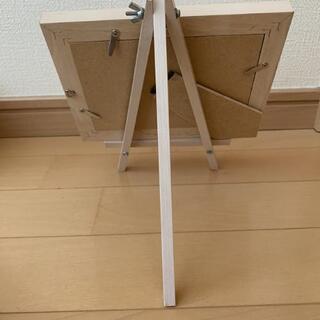 ポストカードフレーム フォトフレーム イーゼル ナチュラルの画像