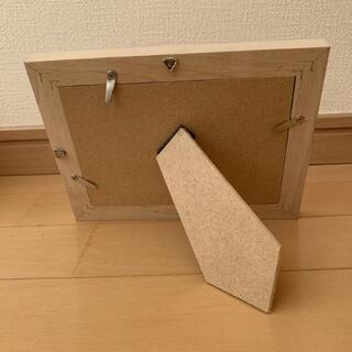 ポストカードフレーム フォトフレーム イーゼル ナチュラルの画像