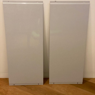 無印良品　スチールユニットシェルフ　バックパネル　グレー　84cm用の画像