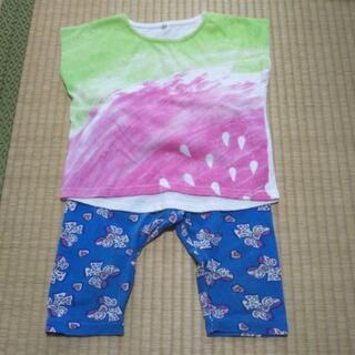 スイカTシャツ と バナバナパンツ  95㎝  100㎝