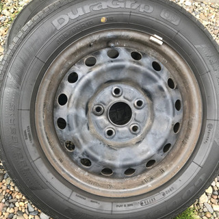 決まりました　トヨタ純正　スチールホイール　タイヤセット　15イ...