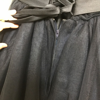 値下げ　ロングドレス　ネイビー　の画像