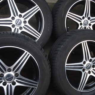 バリ山225/55R17　アルミセット