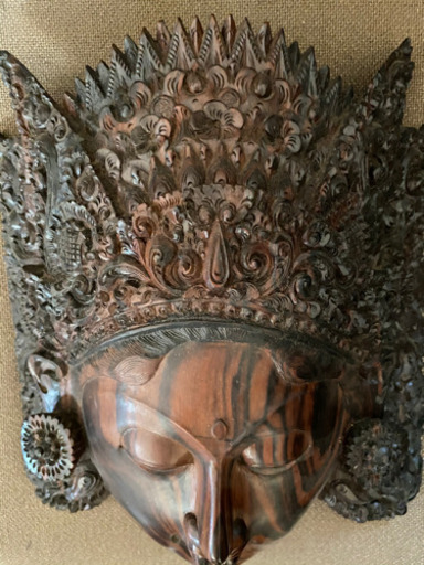 オブジェ　置物　仮面　アンティーク
