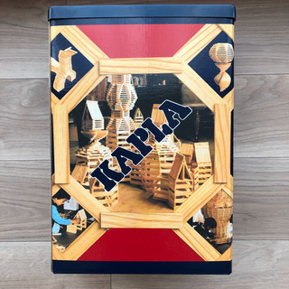 【美品】KAPLA カプラ 木製 積み木 ブロック 知育玩具 家遊び 
