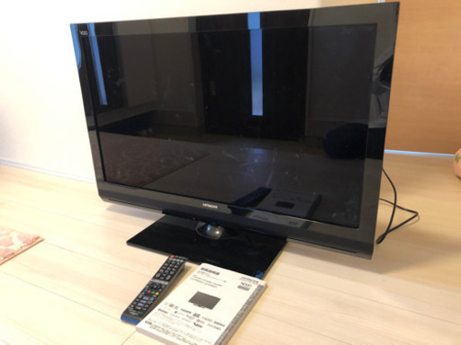 HITACHI Wooo XP08 L37-XP08 画面割れ有り