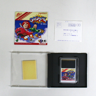 PCE Huカード オーダイン NC89004 ナムコ 取扱説明書 アンケートハガキ 動作確認済み PCエンジン シューティング レトロゲーム ☆ PayPay(ペイペイ)決済可能 ☆ 札幌市 清田区 平岡の画像