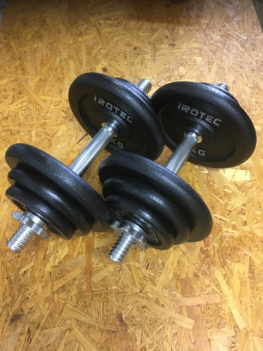 アイロテック　20kgダンベル×2 40kg