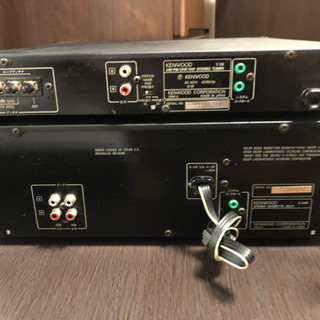 ケンウッド　KENWOOD ステレオカセットデッキ　ラジオチューナーの画像