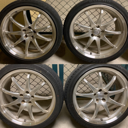 プリウス TWS 鍛造ホイール 18インチ 215/40/18 4本